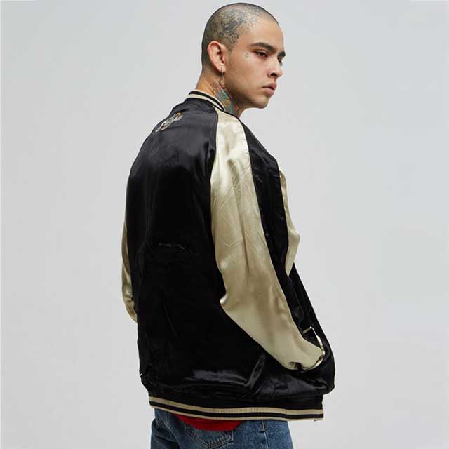 Embroidered Bomber Jacket | Eiyo Kimono