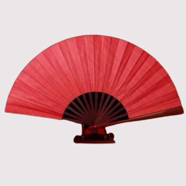 Silk Japanese Hand Fan in Red | Eiyo Kimono