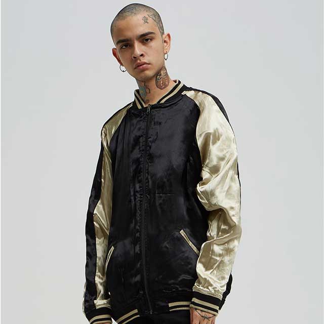 Japanese Floral Bomber Jacket | Eiyo Kimono