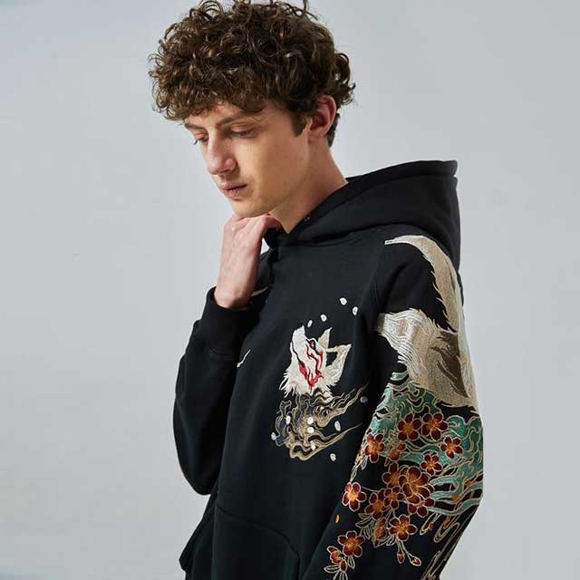 Men's Japanese Hoodie | Eiyo Kimono