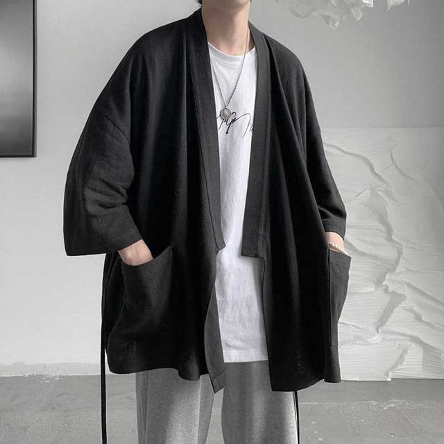 Men's Japanese Style Kimono Cardigan | Eiyo Kimono