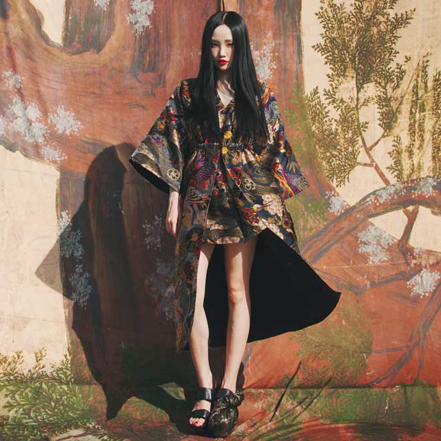 Japanese Kimono Style Dress | Eiyo Kimono