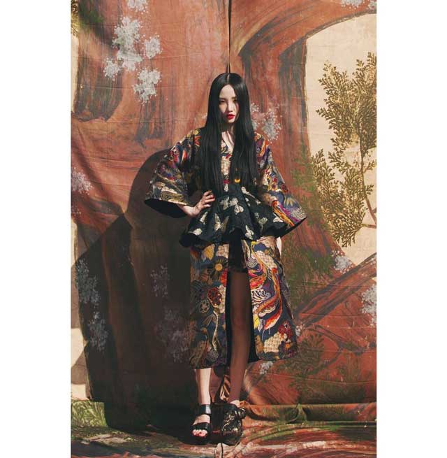 Japanese Kimono Style Dress | Eiyo Kimono