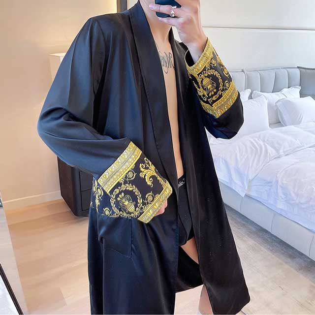 Men's Japanese Nightgown | Eiyo Kimono