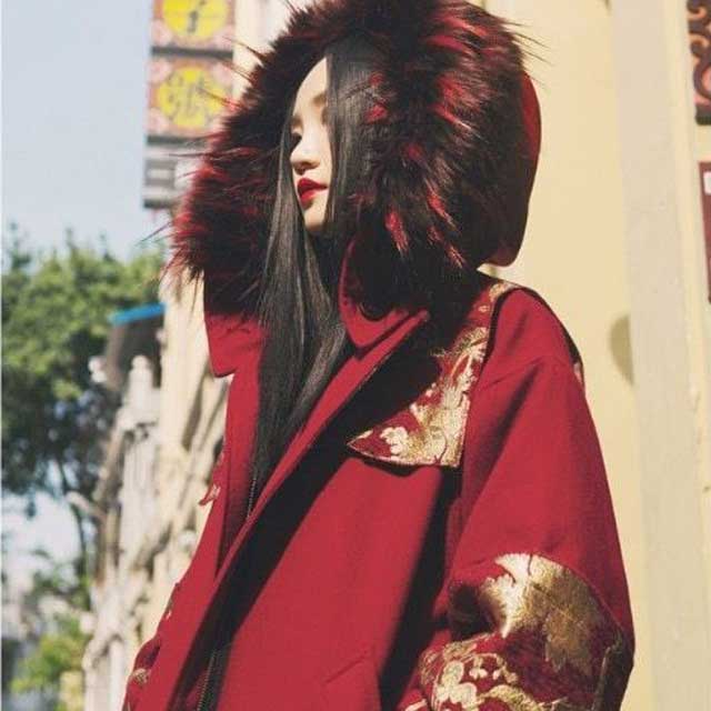 Japanese Embroidery Parka | Eiyo Kimono