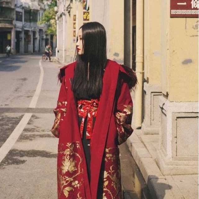 Japanese Embroidery Parka | Eiyo Kimono