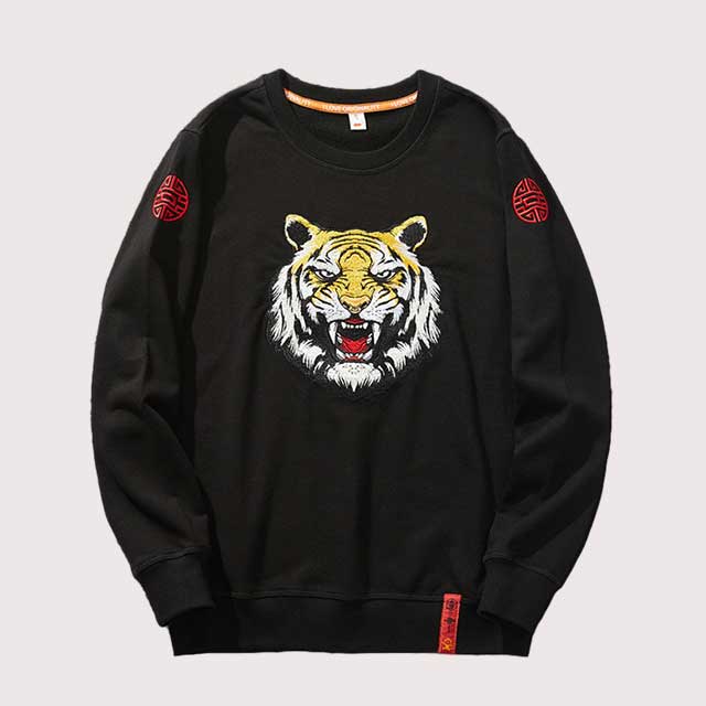 Japanese Tiger Sweatshirt | Eiyo Kimono