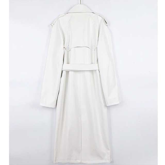 Faux Leather Japanese Trench Coat | Eiyo Kimono
