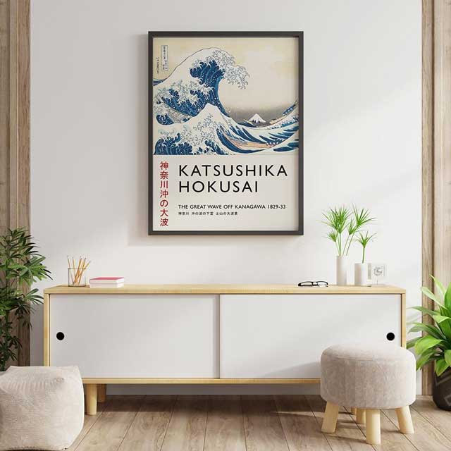 The Great Wave Japanese Wall Art | Eiyo Kimono