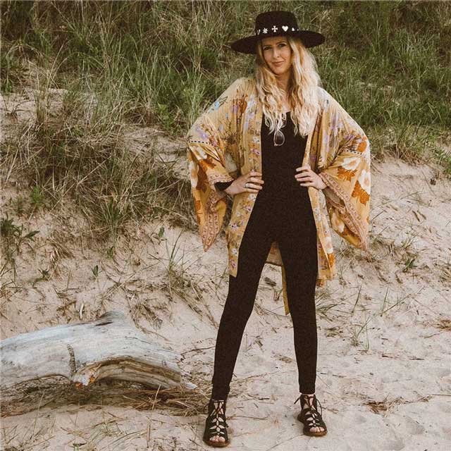 Kimono Beack Cover Up | Eiyo Kimono