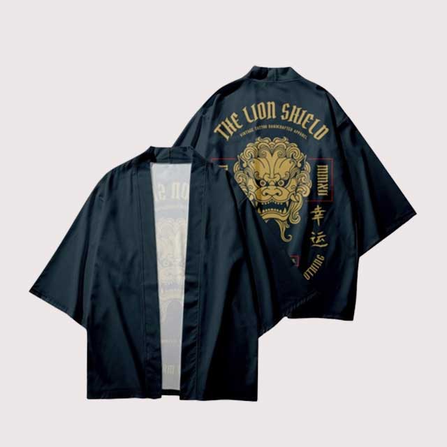 Lion Short Kimono | Eiyo Kimono