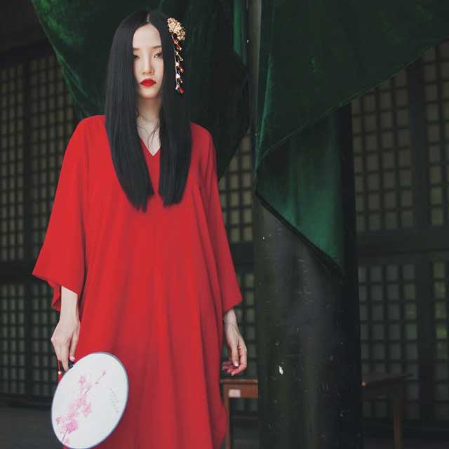 Japanese Kimono Style Dress | Eiyo Kimono