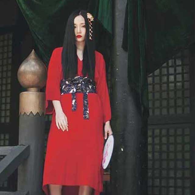 Japanese Kimono Style Dress | Eiyo Kimono