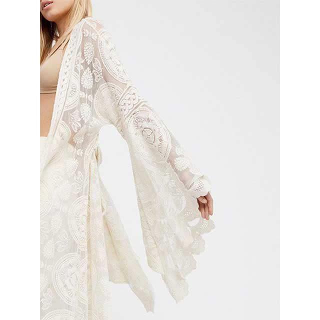 Lace Kimono Robe | Eiyo Kimono