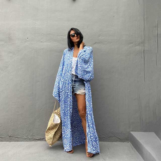 Leopard Kimono Robe | Eiyo Kimono