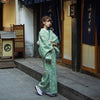 Traditional Light Green Kimono | Eiyo Kimono