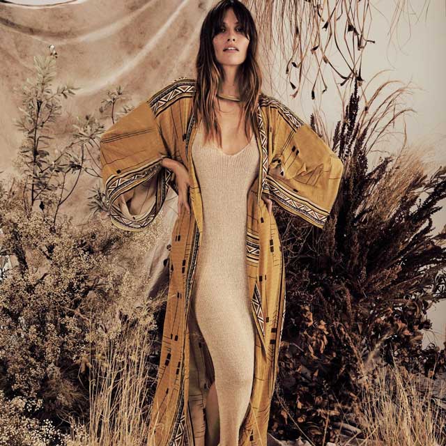 Long Boho Kimono | Eiyo Kimono