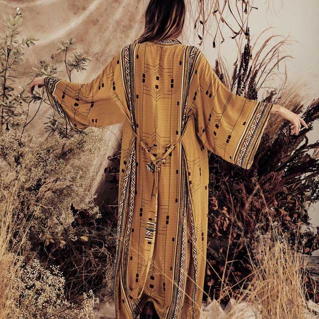 Long Boho Kimono | Eiyo Kimono