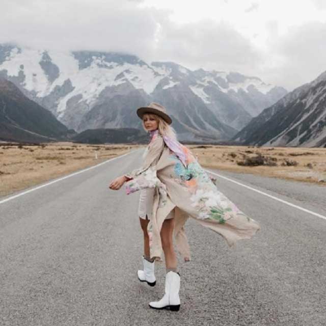 Long Cover up Kimono Duster | Eiyo Kimono