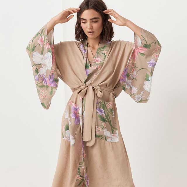 Long Cover up Kimono Duster | Eiyo Kimono