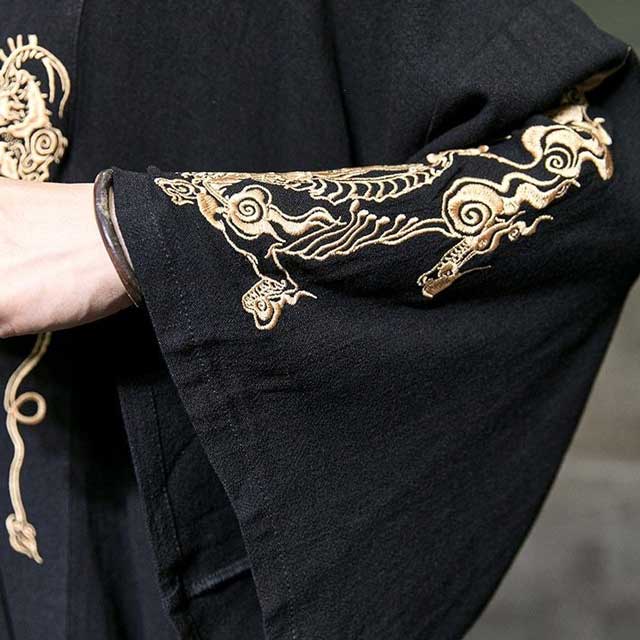 Men Embroidered Kimono Cardigan | Eiyo Kimono