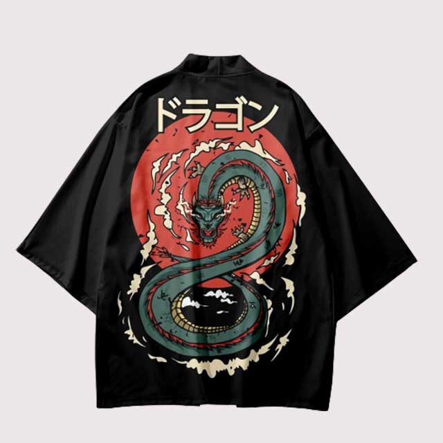 Men's Long Kimono Robe | Eiyo Kimono