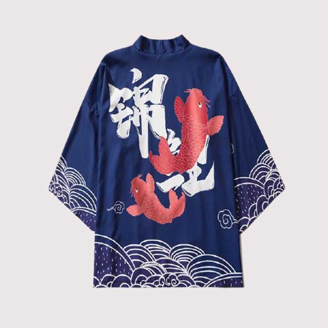 Navy Blue Kimono | Eiyo Kimono