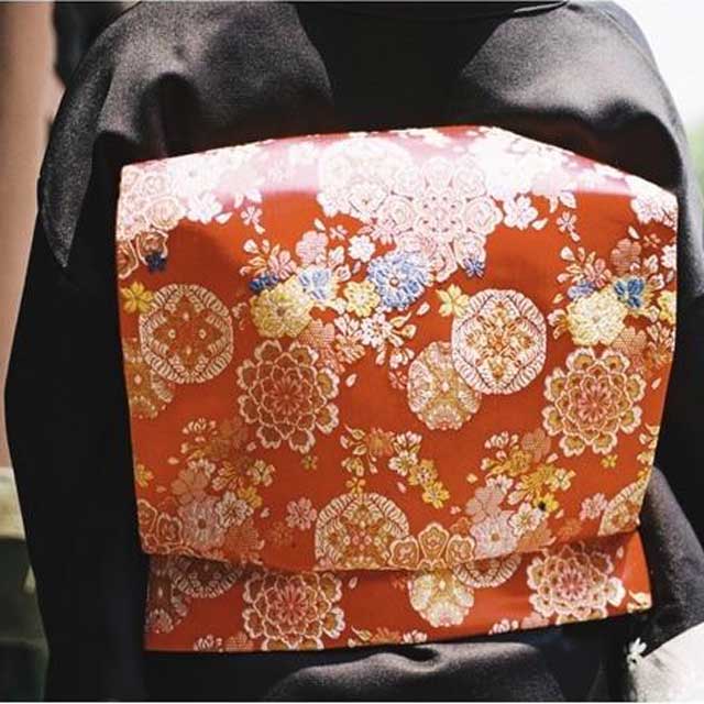 Floral Print Obi Sash Belt | Eiyo Kimono