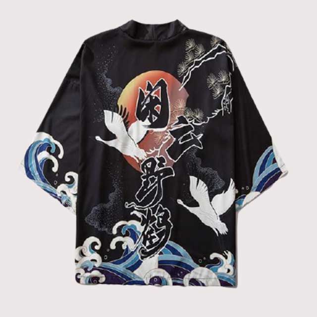 Ocean Waves Anime Jacket | Eiyo Kimono