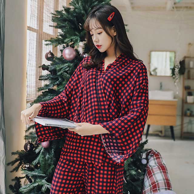 Plaid Pajamas | Eiyo Kimono