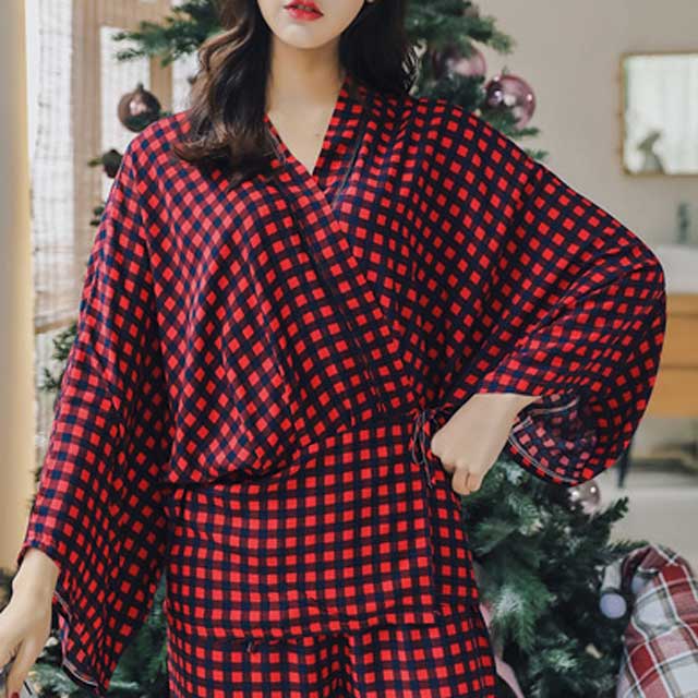Plaid Pajamas | Eiyo Kimono
