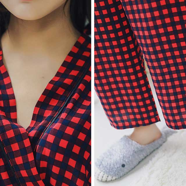 Plaid Pajamas | Eiyo Kimono