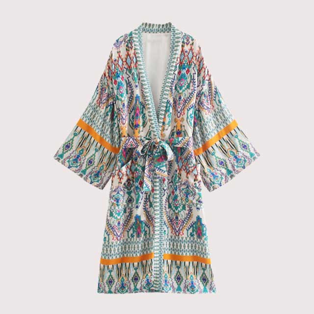 Printed Kimono Set | Eiyo Kimono