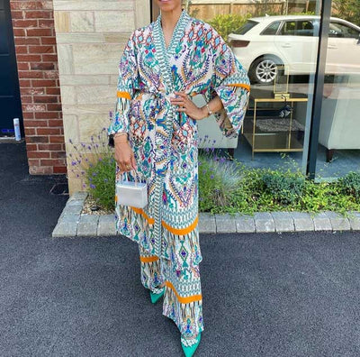 Printed Kimono Set | Eiyo Kimono