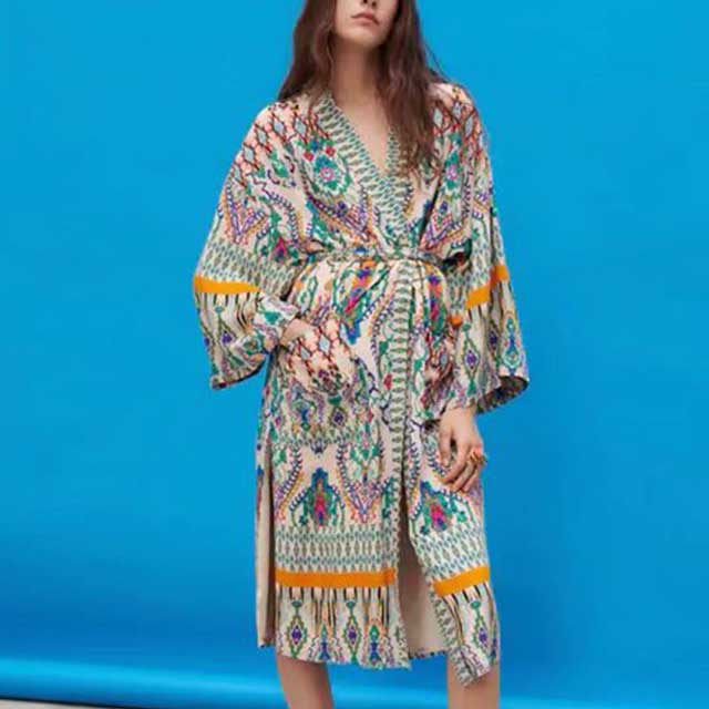 Printed Kimono Set | Eiyo Kimono