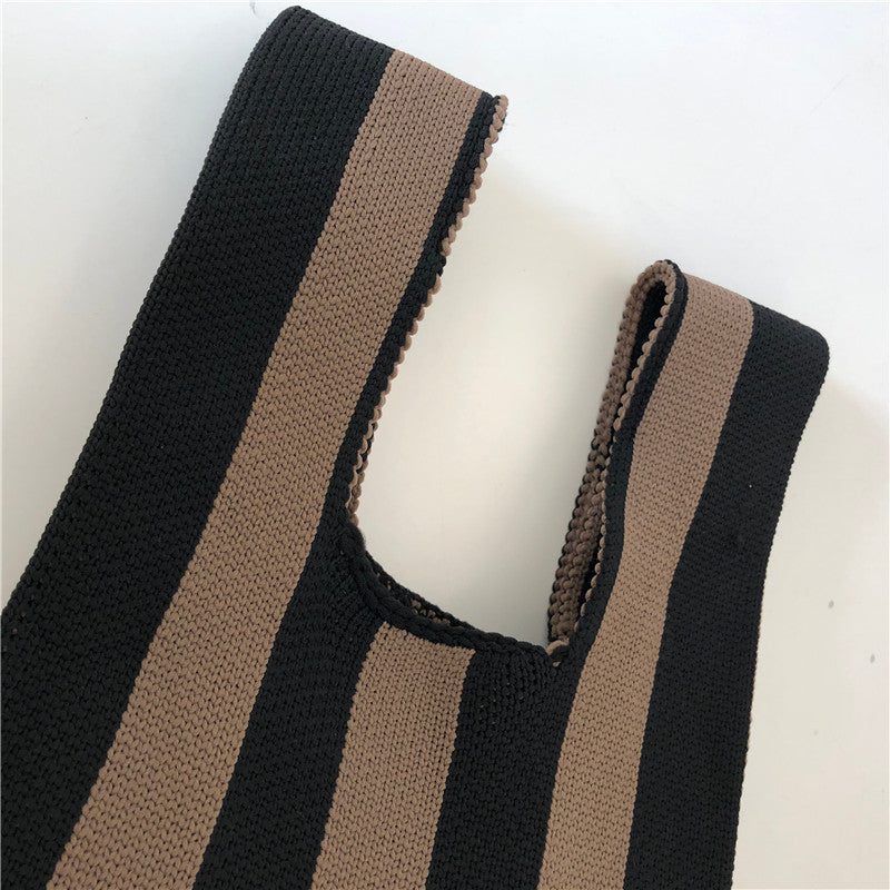 Stripe Knot Bag