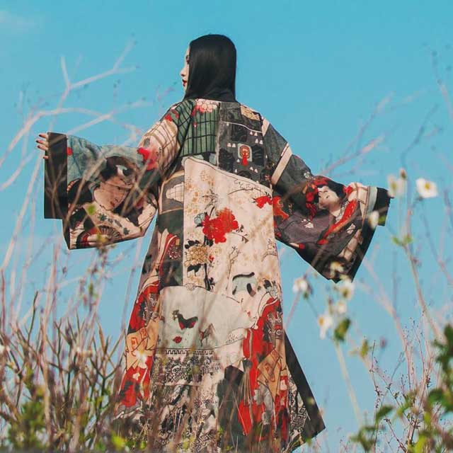 Patchwork Reversible Jacket | Eiyo Kimono