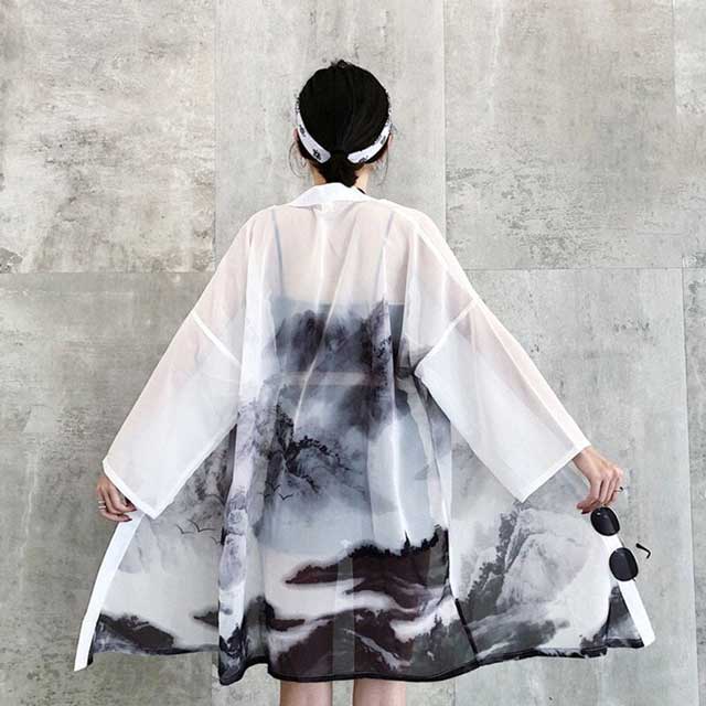 Sheer Kimono Cardigan | Eiyo Kimono
