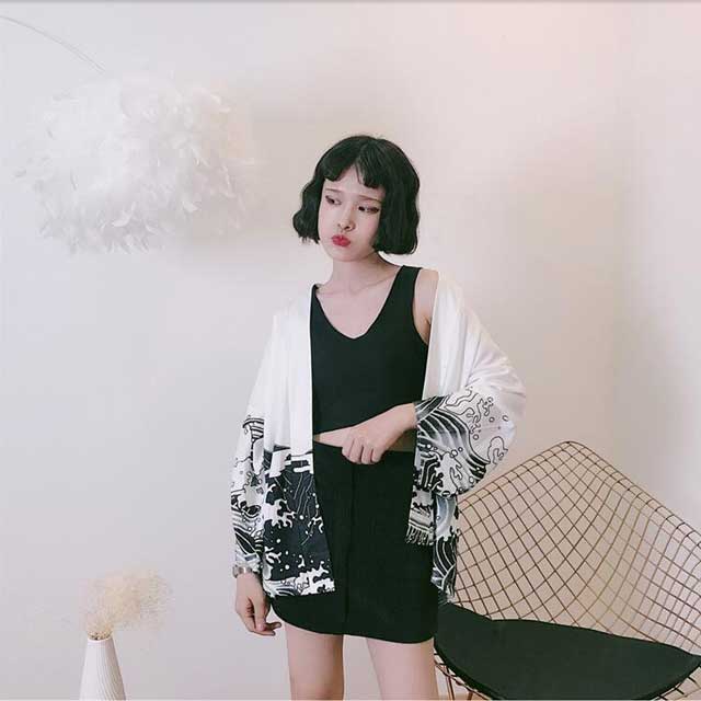 Short Kimono Haori Jacket | Eiyo Kimono
