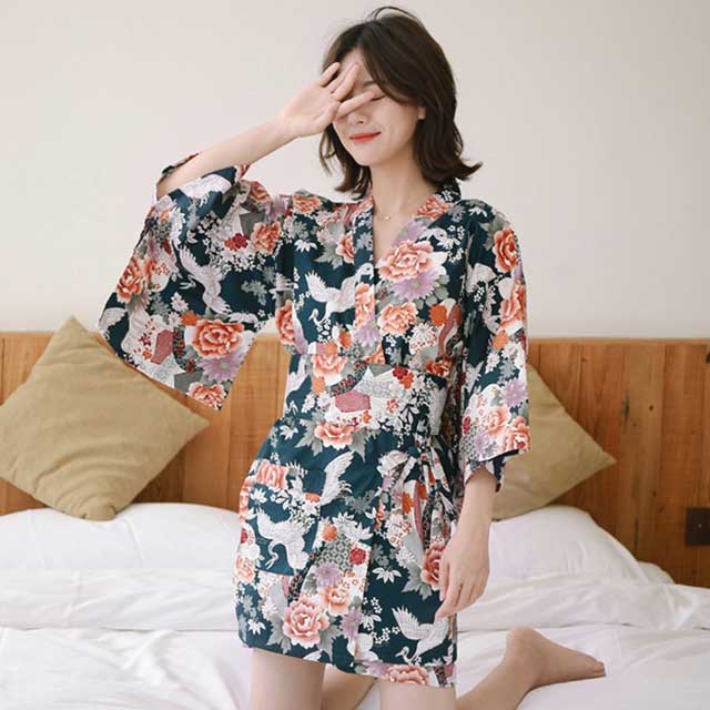 Short Kimono Robe | Eiyo Kimono