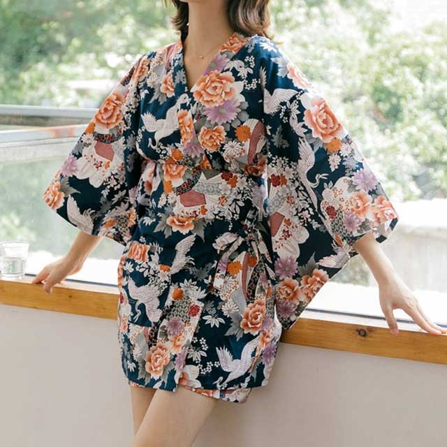 Short Kimono Robe | Eiyo Kimono