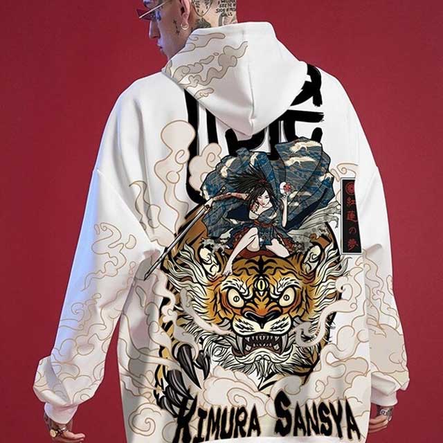 Tiger Hoodie | Eityo Kimono