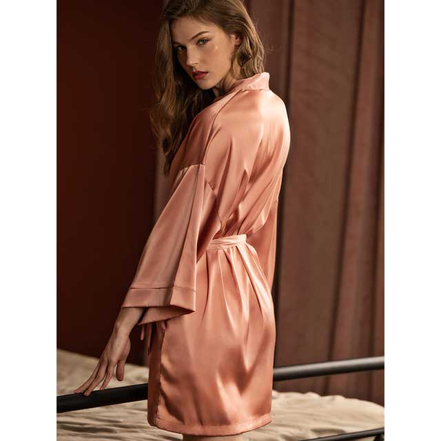 Women's Silk Kimono Robe | Eiyo Kimono