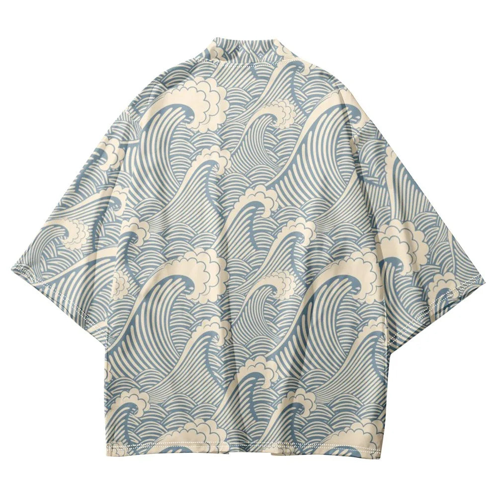 Great Waves Kimono Jacket