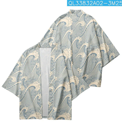 Great Waves Kimono Jacket