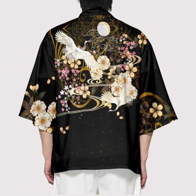 Flowery kimono jacket hotsell