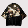 Black Floral Kimono Jacket | Eiyo Kimono