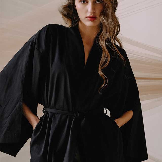 Cotton Kimono Robe | Eiyo Kimono