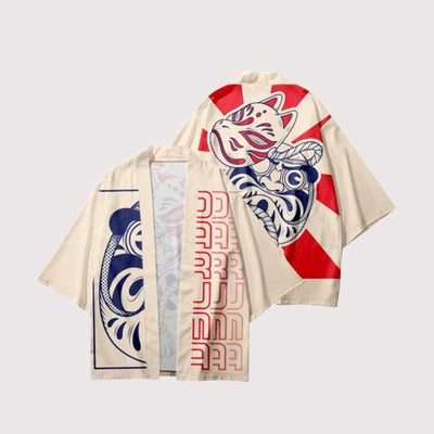 Daruma X Kitsune Haori | Eiyo Kimono