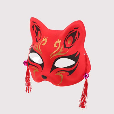 Red Kitsune Fox Mask | Eiyo Kimono